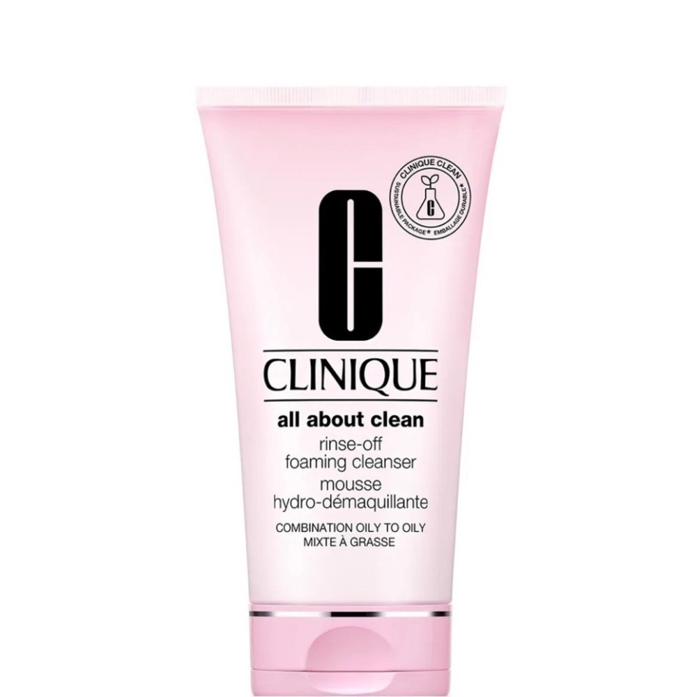 Clinique All About Clean Rinse-off foaming cleanser full size 5.0 oz NEW